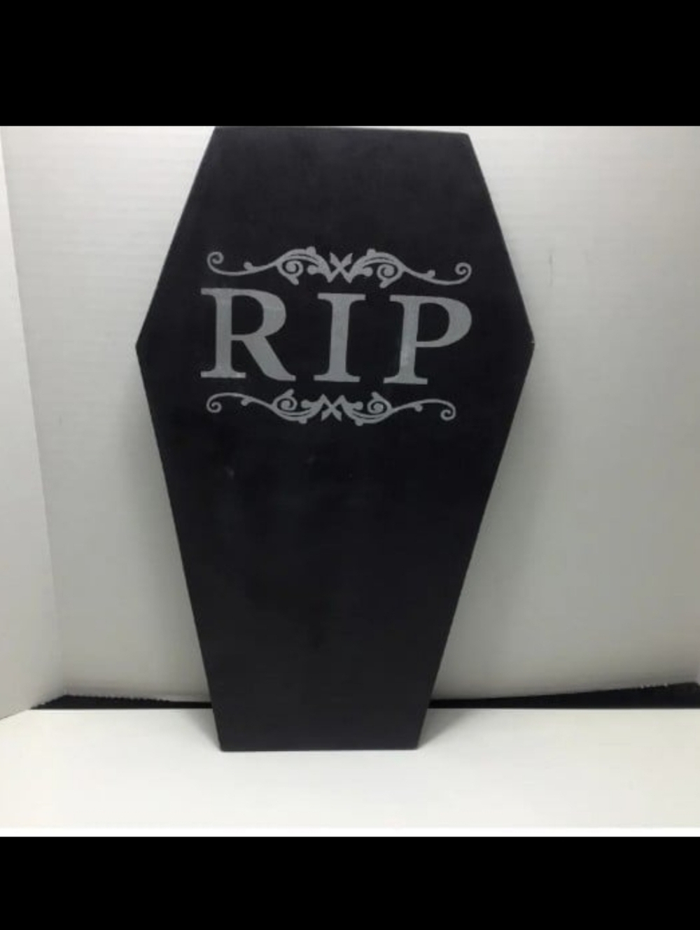 Coffin Marble Cheeseboard Charcuterie Vampire Halloween Serving Tray Platter NEW